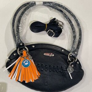 Miami Dolphins football purse